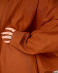 Terracotta Linen Abaya