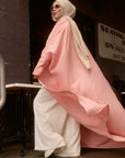 Blush Linen Abaya