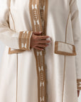 Golden Whisper Abaya