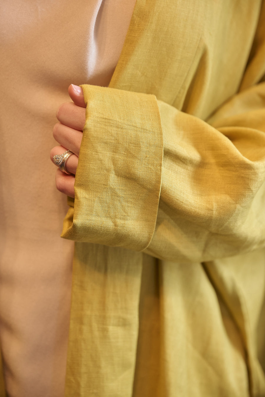 Sunset Linen Abaya