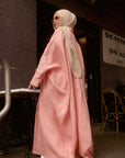 Blush Linen Abaya