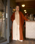 Terracotta Linen Abaya