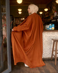 Terracotta Linen Abaya