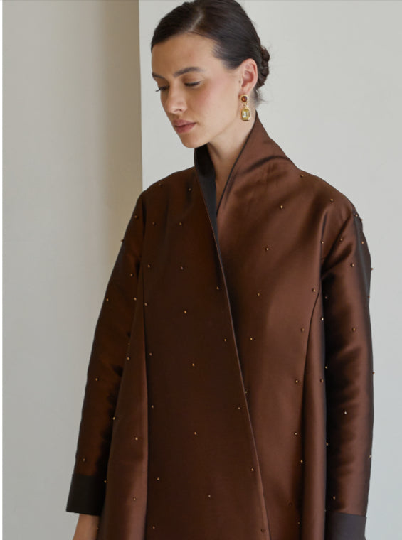 Radiant Bronze Abaya